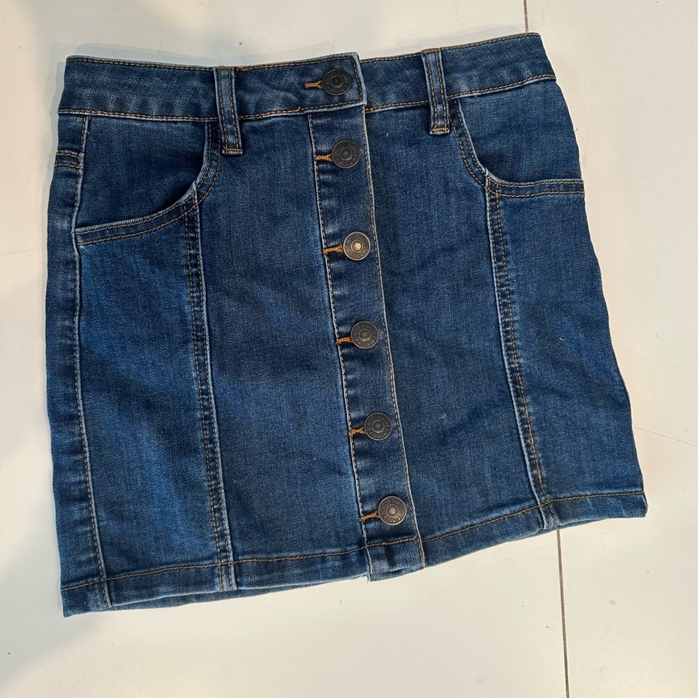 Tilly’s jean skirt